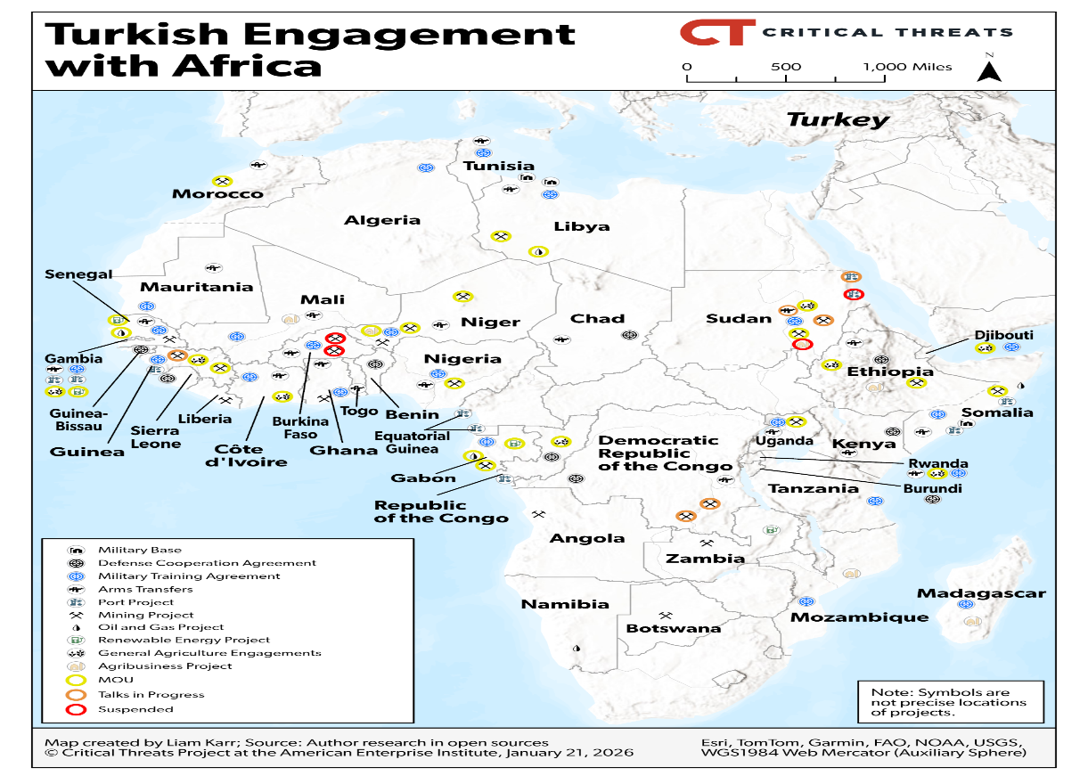 تركيا توسع نفوذها في أفريقيا
